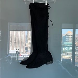 Over the need suede boots